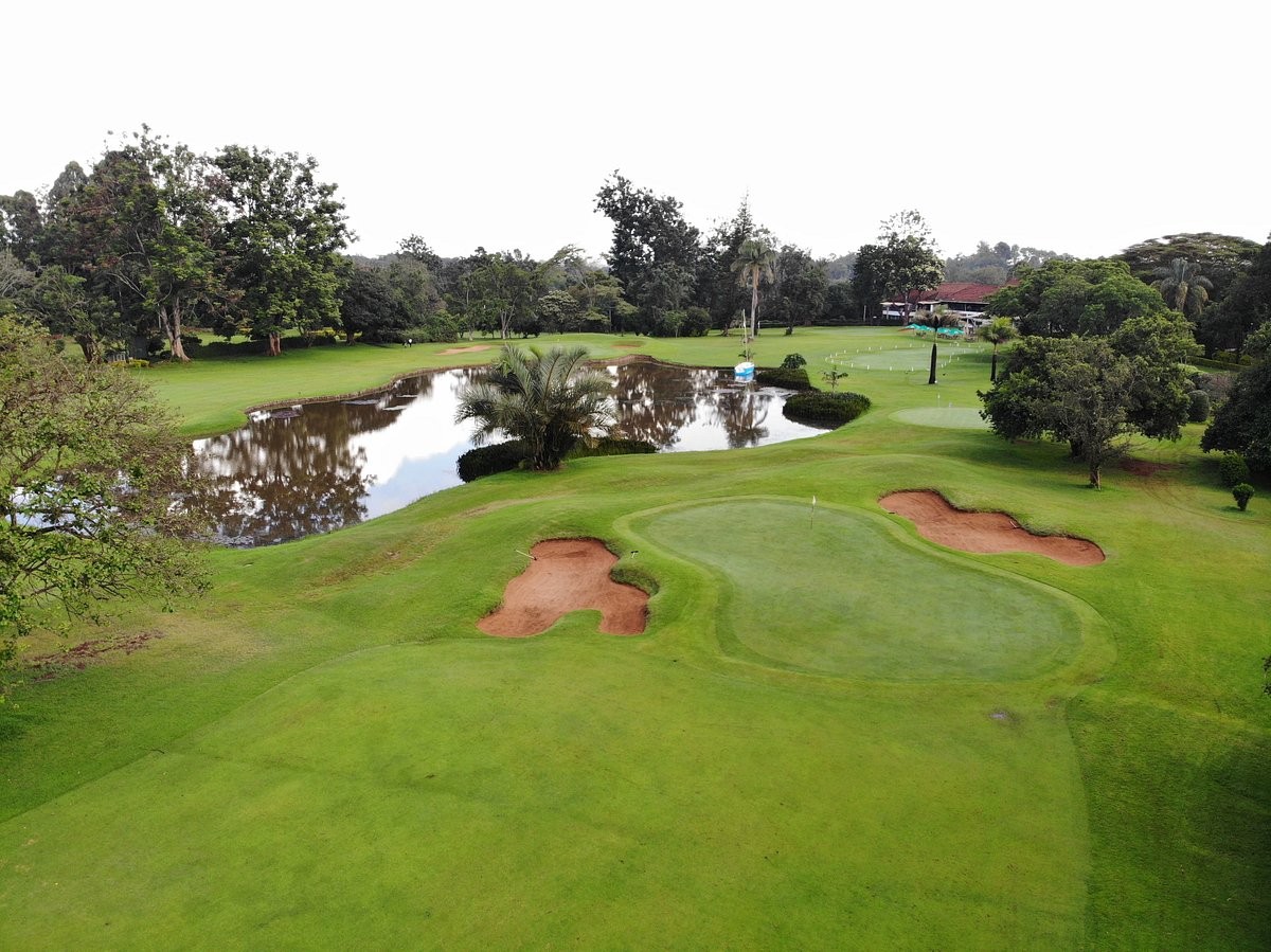 Muthaiga Golf Club fairway against Karura Forest, Nairobi