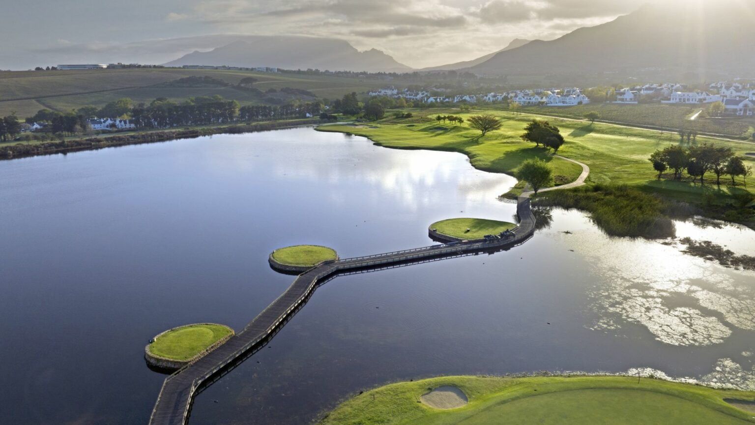 De Zalze golf course Stellenbosch winelands