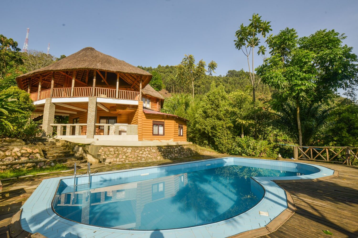 Luxury safari lodges on an African golf safari